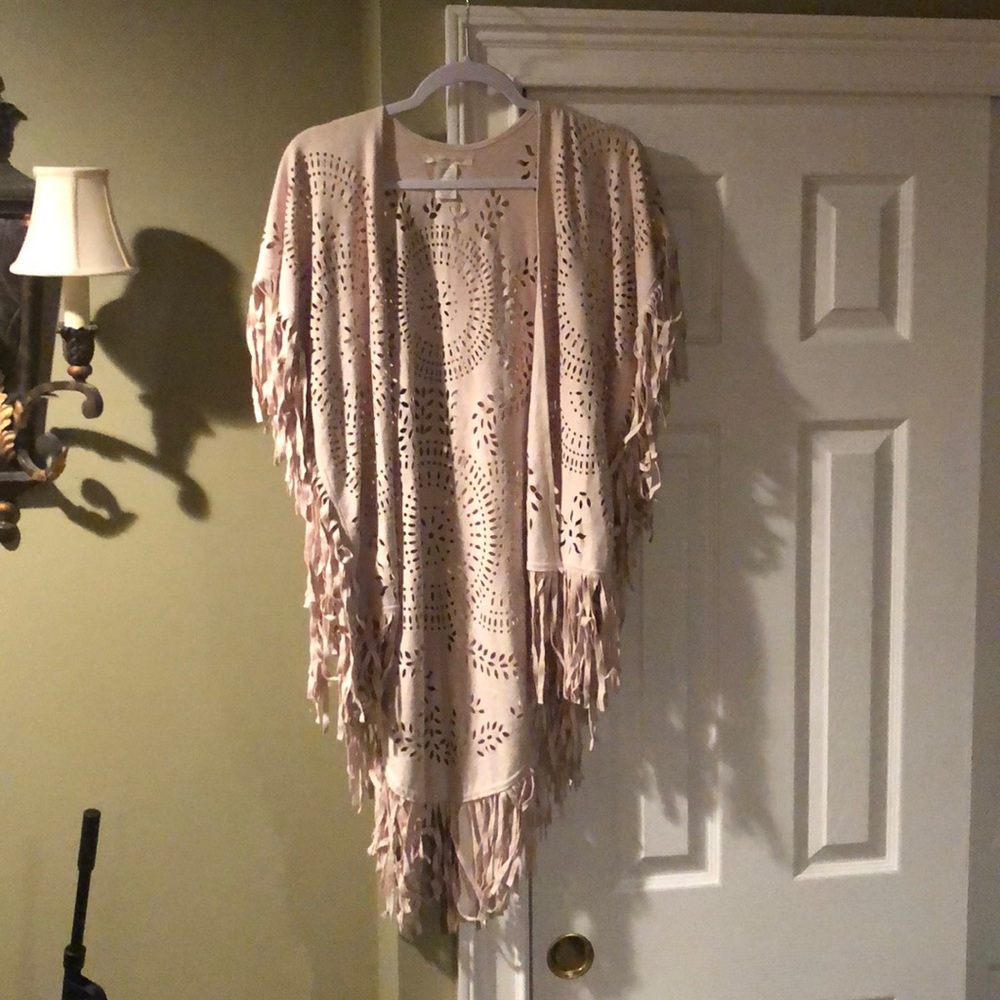 Suede Kimono/Cardigan